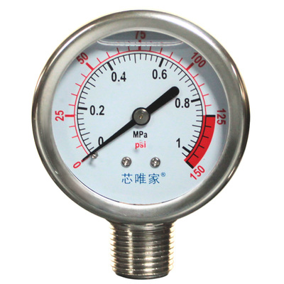 自来水测压压力表净水器油压表