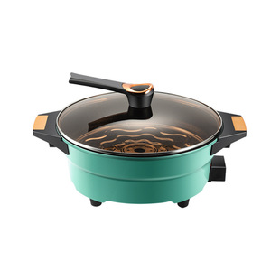 星箭韩式多功能电热锅家用电火锅电炒锅不粘学生宿舍电煮锅煮面锅