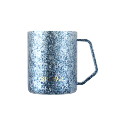 纯钛双层马克杯便携式办公泡茶杯