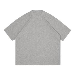 TOPTIER BRO 25SS 255g新疆长绒棉短袖T恤男结构剪裁小领口上衣