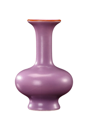 景德镇手工中古风陶瓷迷你花瓶摆