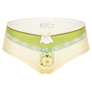 青苹乐园~可爱女生柔软纯棉内裤2026新款女士舒适三角裤不夹屁屁