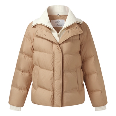 歌莉娅冬季短款羽绒服女鹅绒外套