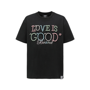 【品牌直发】GOODBRAND 马卡龙彩色珍珠短袖T恤 男女同款