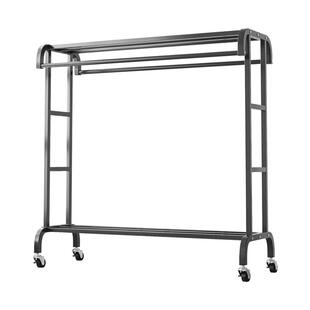 晾衣架落地家用卧室内挂衣架阳台秋冬晒衣服简易衣帽架子结实耐用