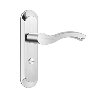 卫浴门锁卫生间门锁洗手间无钥匙厨房洗澡门把手家用铝合金通用型