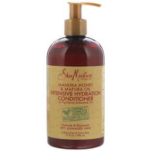 SheaMoisture麦卢卡蜂蜜保湿补水含蛋白洗发水护发素防毛躁CGM