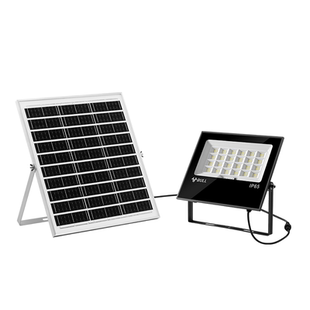 公牛太阳能户外灯庭院家用超亮投光灯太阳能路灯庭院灯柱头感应灯