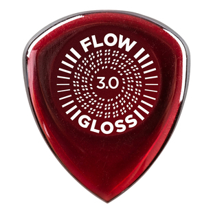 正品DUNLOP邓禄普FLOW GLOSS电木吉他贝斯拨片专用速弹扫弦耐磨