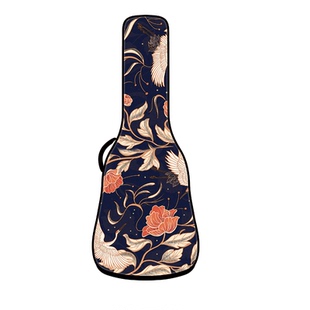个性来图定制彩绘吉他包41寸加厚民谣吉它双肩背包黑色学生男女款