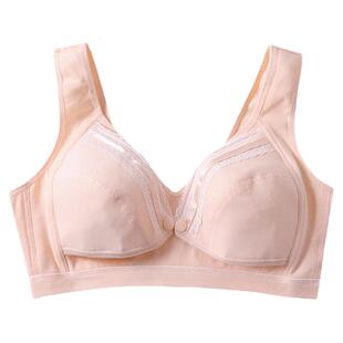 哺乳内衣春秋薄款纯棉前开扣大码胸罩女孕妇专用产后妈妈喂奶文胸