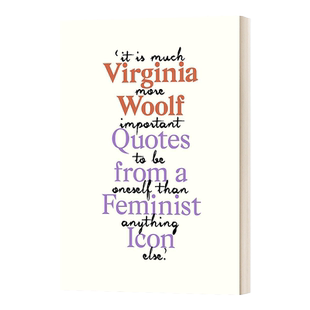 维吉尼亚伍尔夫名言录 英文原版 Virginia WoolfInspiring Quotes from an Original Feminist Icon  英文版 进口英语原版书籍