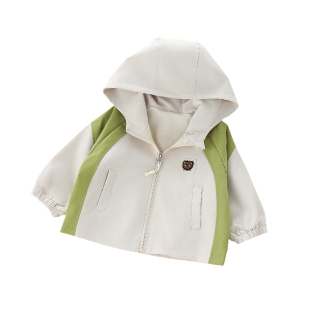 男童春装外套2026新款儿童冲锋衣春秋季薄款宝宝开衫上衣婴儿衣服