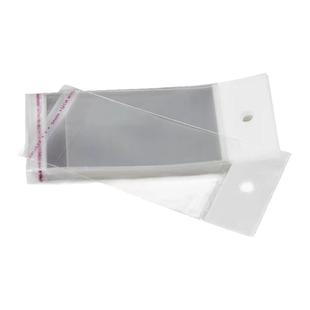 卡头袋opp自封袋穿戴甲钥匙扣工具手机壳包装袋超市挂钩袋5-10cm