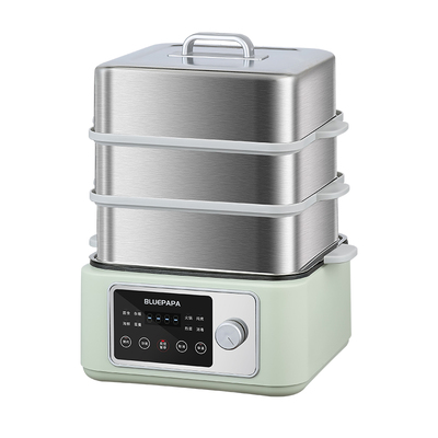 不锈钢电蒸锅多功能多层家用大容量全自动预约炖蒸煮一体锅蒸汽锅