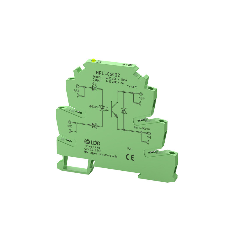 MRD-060D2固态继电器模块2A 直流控直流24V 常开 超薄端口继电器