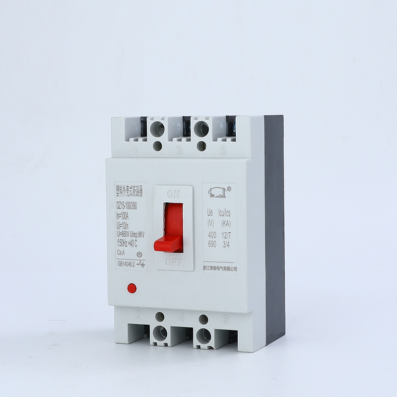DZ15-100/390塑壳断路器40A 63A 100A空气开关总闸三相两相380V