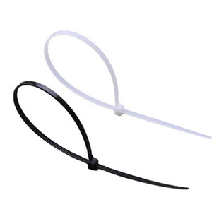 宇泰自锁式尼龙扎带4*200 大小塑料扎线带电线捆扎束线带黑/白色