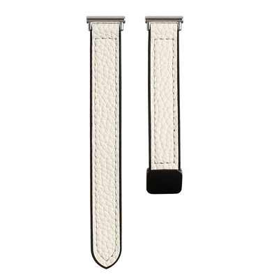 适用小米watch5荔枝纹硅胶磁吸带