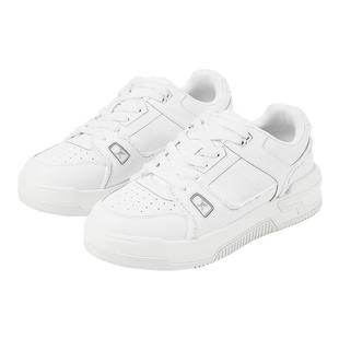 太平鸟男装 纯白色时尚运动休闲板鞋休闲鞋男女同款鞋子