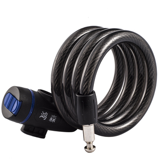 ROGTYO自行车锁圈锁防盗锁山地车便携式车锁配件大全加粗钢缆