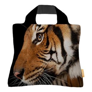 马来虎时尚折叠环保购物袋买菜包自习包印花手提袋单肩包可印logo