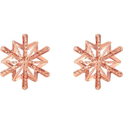 周六福18K耳饰多彩时尚