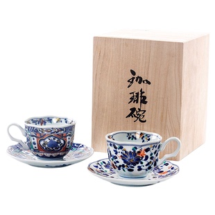 日本蓝凛堂面碗青花金龙古风浪漫千鸟福字描金饭碗马克杯陶瓷礼盒