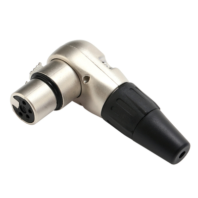 REAN四芯弯90°卡侬公母头