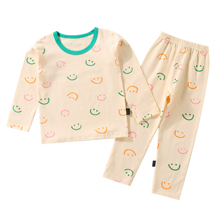 宝宝秋衣套装秋裤莱卡棉1岁男女童2小孩3睡衣4儿童内衣纯棉家居服