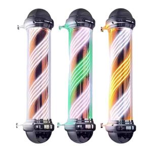 美发店led转灯发廊转灯理发店转灯户外防水挂壁新款超亮电镀灯箱