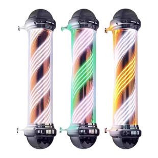 美发店led转灯发廊转灯理发店转灯户外防水挂壁新款超亮电镀灯箱