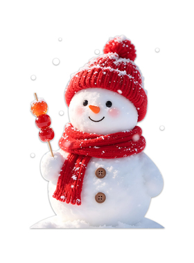 圣诞节雪人元旦静电玻璃门布置贴