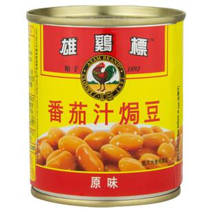 雄鸡标番茄汁焗豆罐头230g 原装进口 食品 健康美味 野餐
