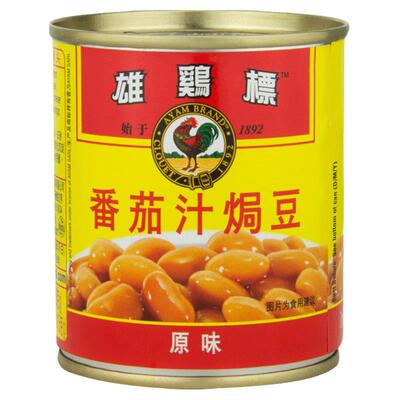 雄鸡标蕃茄汁230g健康野餐焗豆