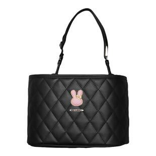 汽车椅背收纳置物袋可爱合金兔子收纳袋座椅收纳袋挂袋车载置物盒