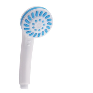 节水小花洒淋浴花洒喷头可拆洗拆卸手拿喷头白色塑料喷头冲冠包邮