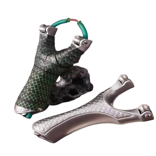 五代滑轮速射【真8滑轮】青龙弹弓高精度户外成人竞技体育玩金属