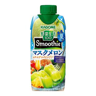 5瓶包邮 现货日本KAGOME可果美野菜生活care哈密瓜杂梅果蔬汁饮品