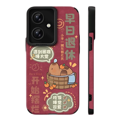 适用于荣耀400pro手机壳早日退休300翻毛皮高级感100PRO气囊防摔90GT荣耀60SE全包50硅胶Magic7新款6PRO软壳