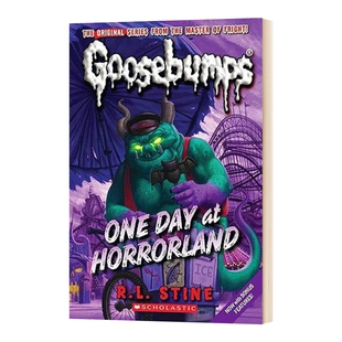 英文原版 Classic Goosebumps #05 One Day at Horrorland 鸡皮疙瘩5 恐怖乐园 英文版儿童图书