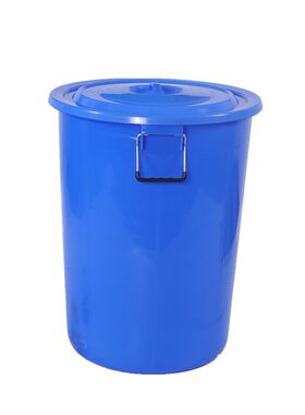 大号带盖100L160L食品级塑料圆桶