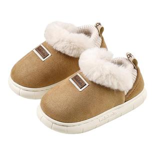 巴拉巴拉儿童棉鞋男童加厚家居鞋女童保暖鞋子宝宝防滑冬季童鞋潮