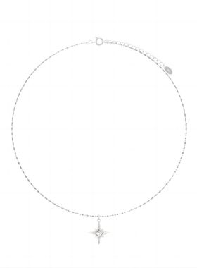 纯银星光项链新款明星同款锁骨链