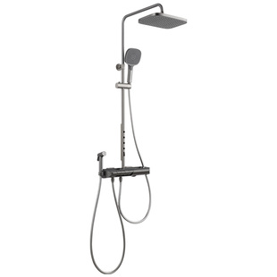 箭牌卫浴数显琴键钢琴按键背喷淋浴器淋浴花洒套装喷头家用大顶喷