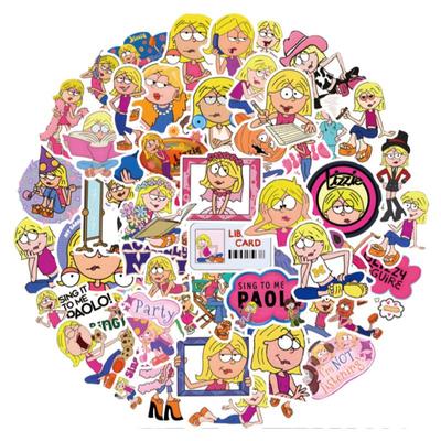55张LizzieMcguire装饰防水贴纸