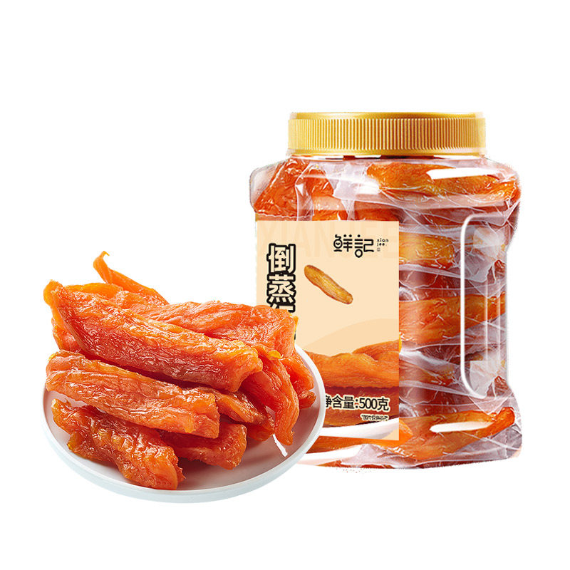 鲜记倒蒸红薯500g地瓜干农家香薯干办公室即食零食年货送礼