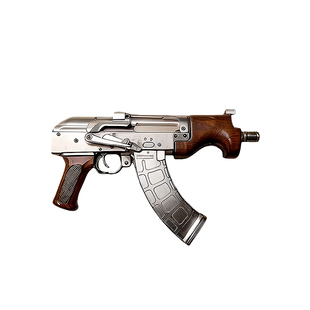 DS德拉科AK47电动连发手枪cnc金属wargame模型玩具枪突击发射器