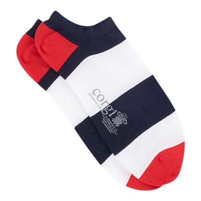 corgi柯基英国进口条纹透气袜子
