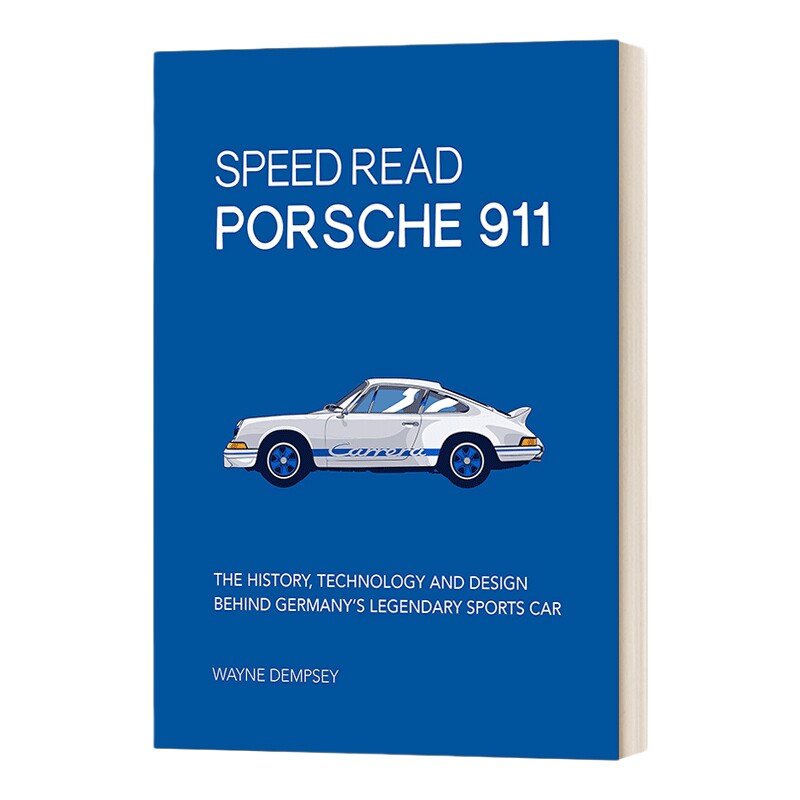 英文原版 Speed Read Porsche 911 速读保时捷 911 德国传奇跑车背后的历史 技术和设计 英文版 进口英语原版书籍